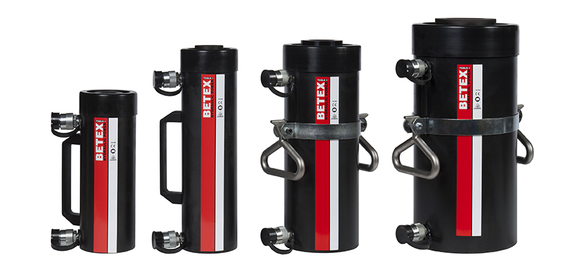 BETEX NDAH series, hollow cylinder, double acting