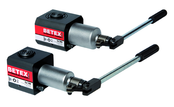 BETEX CJ SERIES, WITH INTEGRATED PUMP AND CYLINDER, LOW HEIGHT JACKS